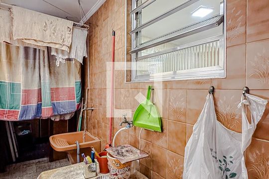Área de Serviço de apartamento à venda com 3 quartos, 130m² em Canindé, São Paulo