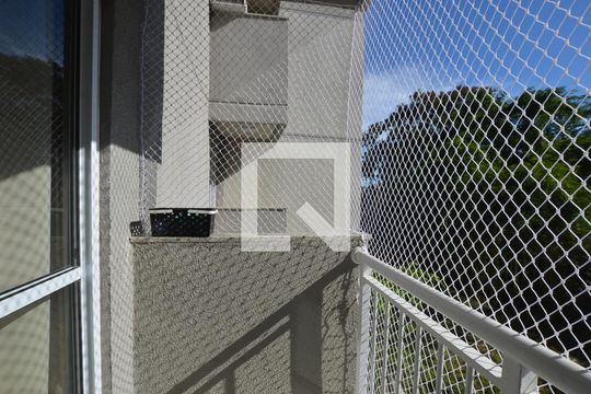 Varanda da Sala de apartamento à venda com 2 quartos, 44m² em Campo Grande, Rio de Janeiro