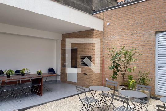 Área comum - Churrasqueira de kitnet/studio à venda com 1 quarto, 26m² em Vila Buarque, São Paulo