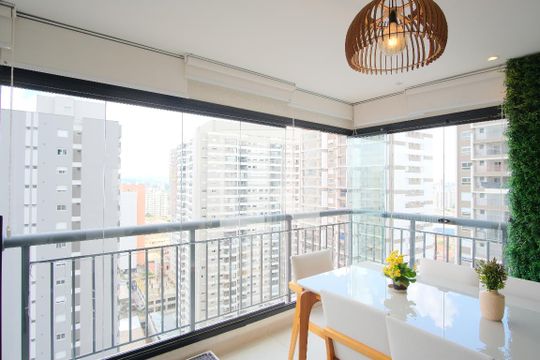 Varanda de apartamento à venda com 2 quartos, 65m² em Vila Zilda, São Paulo