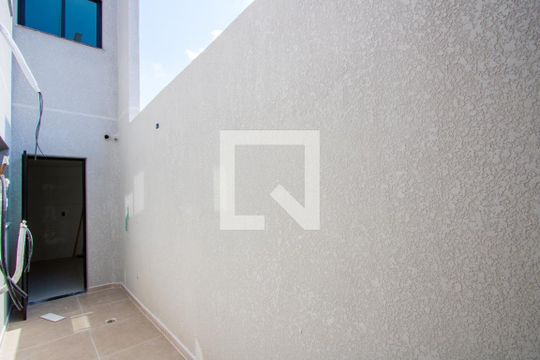 Área de serviço de apartamento para alugar com 3 quartos, 85m² em Paraíso, Santo André