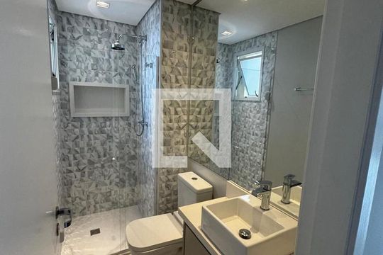 Banheiro de apartamento à venda com 3 quartos, 90m² em Alto da Mooca, São Paulo
