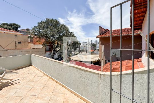 Varanda da suíte master  de casa à venda com 3 quartos, 150m² em Vila Mariana, São Paulo