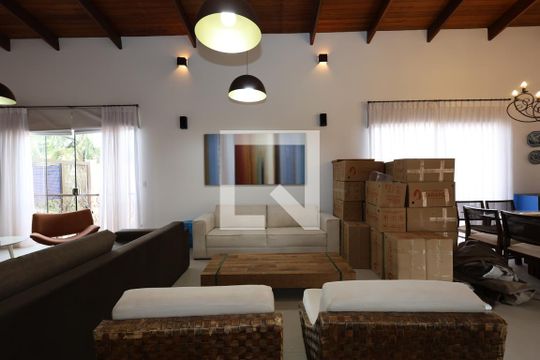 Sala de casa de condomínio à venda com 4 quartos, 380m² em Alphaville Nova Lima, Nova Lima