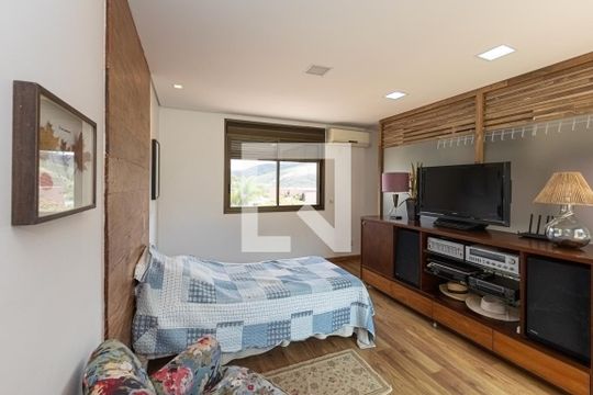 Suíte 1 de casa de condomínio à venda com 4 quartos, 380m² em Alphaville Nova Lima, Nova Lima
