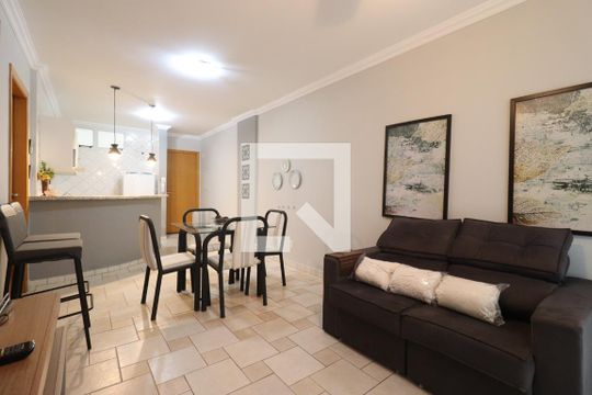Sala de apartamento para alugar com 2 quartos, 55m² em Jardim Nova Alianca, Ribeirão Preto