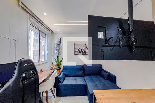 Sala de apartamento para alugar com 1 quarto, 34m² em Mooca, São Paulo