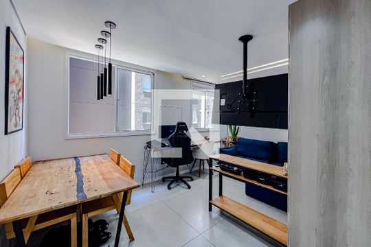 Sala de apartamento à venda com 1 quarto, 34m² em Mooca, São Paulo
