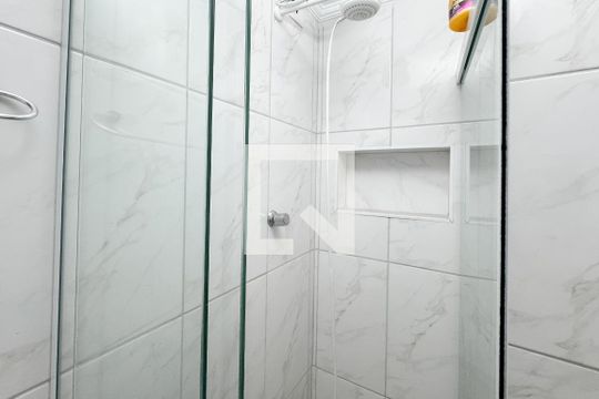 Banheiro de apartamento à venda com 1 quarto, 29m² em Sé, São Paulo