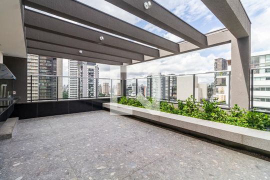 Área comum - Churrasqueira de kitnet/studio à venda com 1 quarto, 25m² em Pinheiros, São Paulo