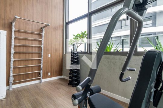 Área comum - Academia de kitnet/studio à venda com 1 quarto, 25m² em Pinheiros, São Paulo