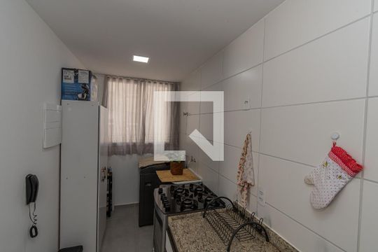 Cozinha e Área de Serviço de apartamento para alugar com 2 quartos, 56m² em Jardim Sao Sebastiao, Hortolândia
