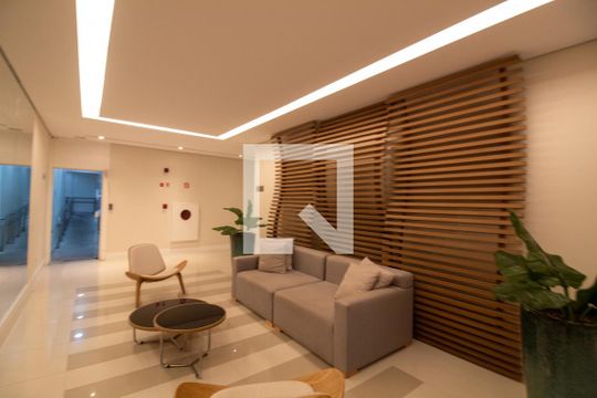 Hall Social de kitnet/studio para alugar com 1 quarto, 36m² em Campo Belo, São Paulo