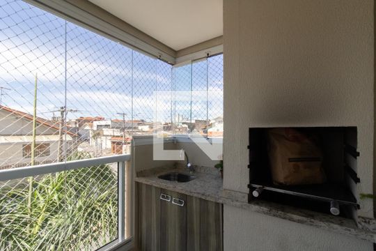 Varanda Gourmet de apartamento para alugar com 3 quartos, 118m² em Vila Galvão, Guarulhos