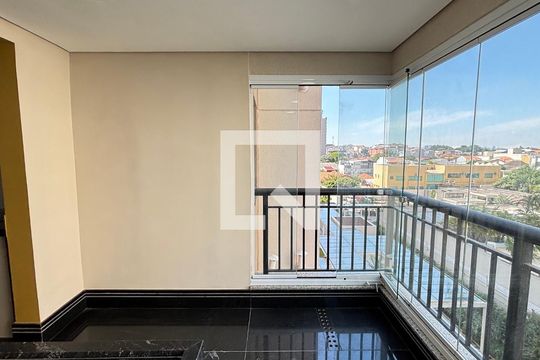 Sala - Sala de Jantar Varanda de apartamento para alugar com 2 quartos, 65m² em Vila Curuçá, Santo André