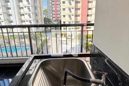 Área de Serviço de apartamento para alugar com 2 quartos, 65m² em Vila Curuçá, Santo André