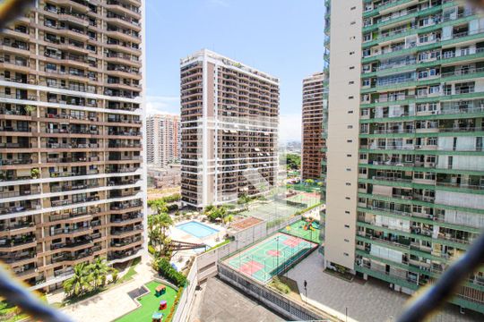 Vista da Varanda da Suíte de apartamento à venda com 3 quartos, 85m² em Barra da Tijuca, Rio de Janeiro