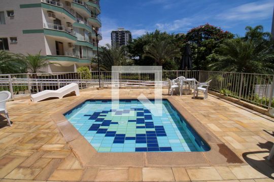 Área comum - Piscina de apartamento à venda com 3 quartos, 85m² em Barra da Tijuca, Rio de Janeiro
