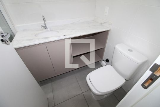 Banheiro da Suíte de apartamento para alugar com 2 quartos, 60m² em Vila Industrial, São José dos Campos