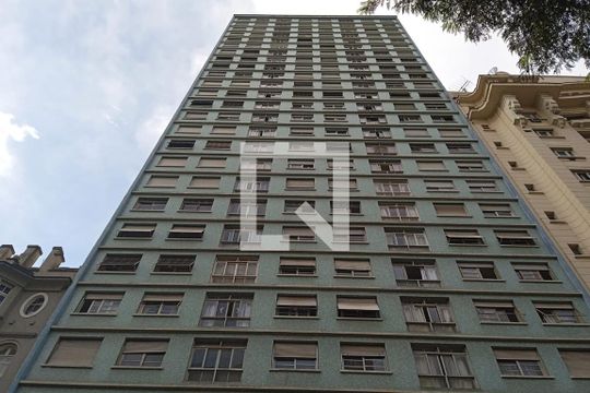 Fachada de apartamento à venda com 1 quarto, 48m² em Santa Ifigênia, São Paulo
