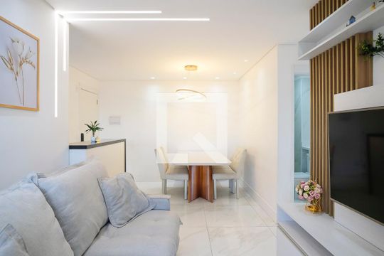 Sala de apartamento à venda com 3 quartos, 75m² em Jardim Paramount, São Bernardo do Campo
