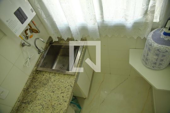 Área de Serviço de apartamento para alugar com 2 quartos, 43m² em Assunção, São Bernardo do Campo