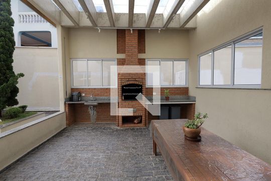 Área comum - Churrasqueira de apartamento à venda com 2 quartos, 75m² em Vila Camilópolis, Santo André
