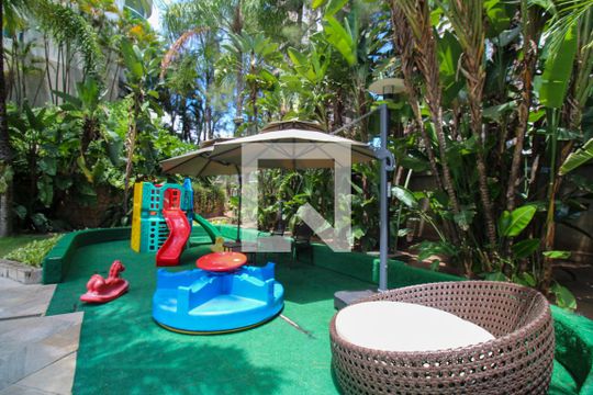 Área comum - Playground de apartamento para alugar com 1 quarto, 52m² em Barra da Tijuca, Rio de Janeiro