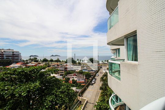 Vista da Varanda de apartamento para alugar com 1 quarto, 52m² em Barra da Tijuca, Rio de Janeiro