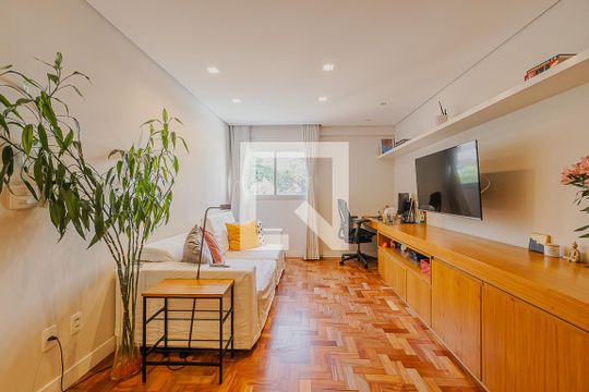 Sala de apartamento à venda com 1 quarto, 57m² em Pinheiros, São Paulo