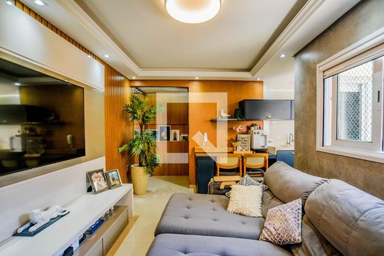 Sala de apartamento à venda com 2 quartos, 110m² em Jardim Paraiso, Santo André