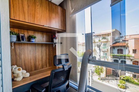 Suíte de apartamento à venda com 2 quartos, 110m² em Jardim Paraiso, Santo André