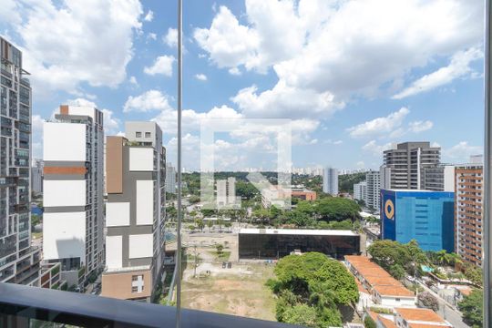 Vista da Varanda Studio de kitnet/studio para alugar com 1 quarto, 28m² em Jardim das Acacias, São Paulo