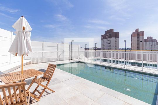 Área comum - Piscina de apartamento para alugar com 2 quartos, 40m² em Vila da Oportunidade, Carapicuíba