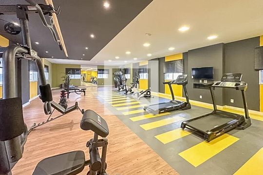 Área comum - Academia de apartamento para alugar com 2 quartos, 45m² em Várzea da Barra Funda, São Paulo