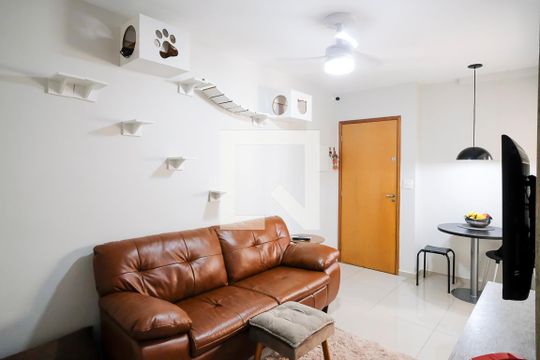 Sala de apartamento à venda com 1 quarto, 57m² em Boa Vista, São Caetano do Sul