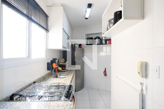 Cozinha de apartamento à venda com 1 quarto, 57m² em Boa Vista, São Caetano do Sul