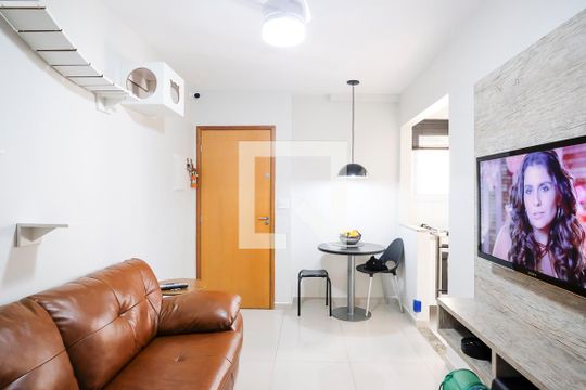 Sala de apartamento à venda com 1 quarto, 57m² em Boa Vista, São Caetano do Sul