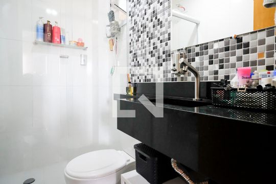 Banheiro de apartamento à venda com 1 quarto, 57m² em Boa Vista, São Caetano do Sul