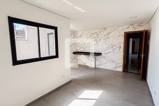 Sala - Sala de Jantar de apartamento para alugar com 2 quartos, 58m² em Vila Eldizia, Santo André