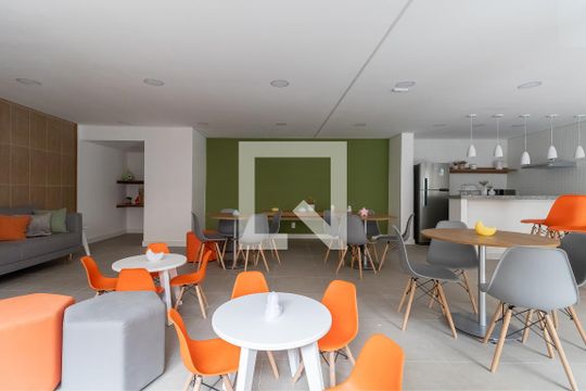 Área Comum - Salão de Festas de apartamento à venda com 2 quartos, 33m² em Vila Guilhermina, São Paulo