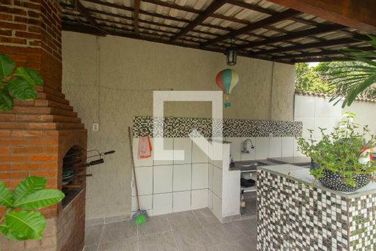 Área comum - Churrasqueira de apartamento para alugar com 1 quarto, 80m² em Guaratiba, Rio de Janeiro