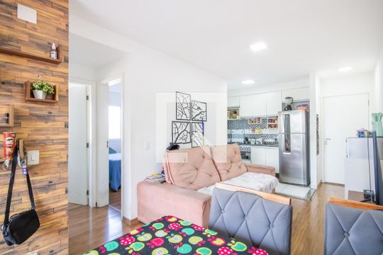 Sala de apartamento à venda com 2 quartos, 47m² em Santa Maria, Osasco