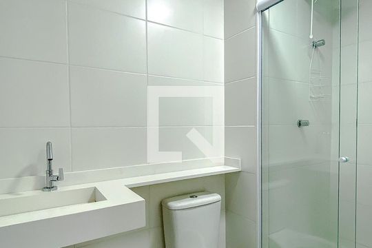 Banheiro da Suíte de apartamento para alugar com 1 quarto, 29m² em Belenzinho, São Paulo