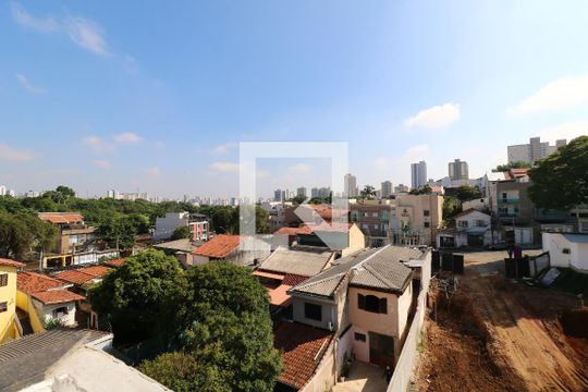 Vista da Suíte de apartamento para alugar com 2 quartos, 47m² em Vila Eldizia, Santo André