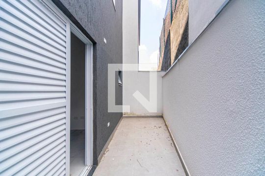 Varanda do Quarto 3 de apartamento para alugar com 3 quartos, 90m² em Vila Assunção, Santo André