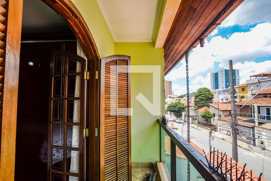 Sacada da Suíte de casa à venda com 3 quartos, 250m² em Parque das Nações, Santo André