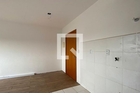 Cozinha e Área de Serviço de apartamento para alugar com 1 quarto, 34m² em Centro, São Leopoldo