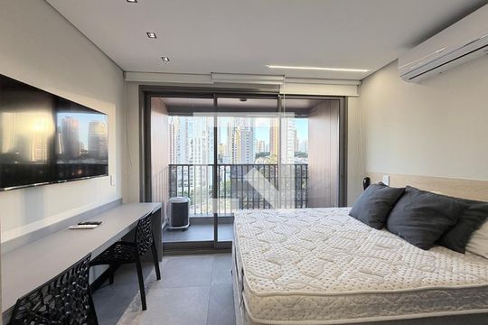 Studio de apartamento para alugar com 1 quarto, 25m² em Vila Regente Feijó, São Paulo