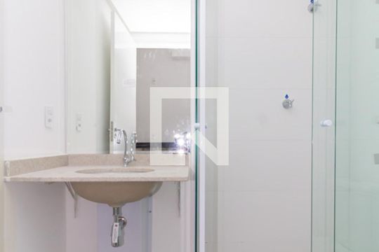 Banheiro de kitnet/studio à venda com 1 quarto, 24m² em Vila Mariana, São Paulo